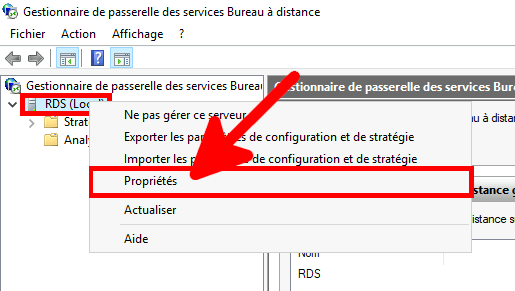 Run, Open, tsgateway.msc
