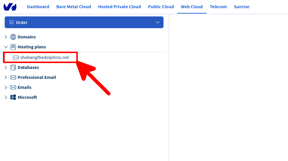 OVH | OVH OVHCloud Web Control Panel
